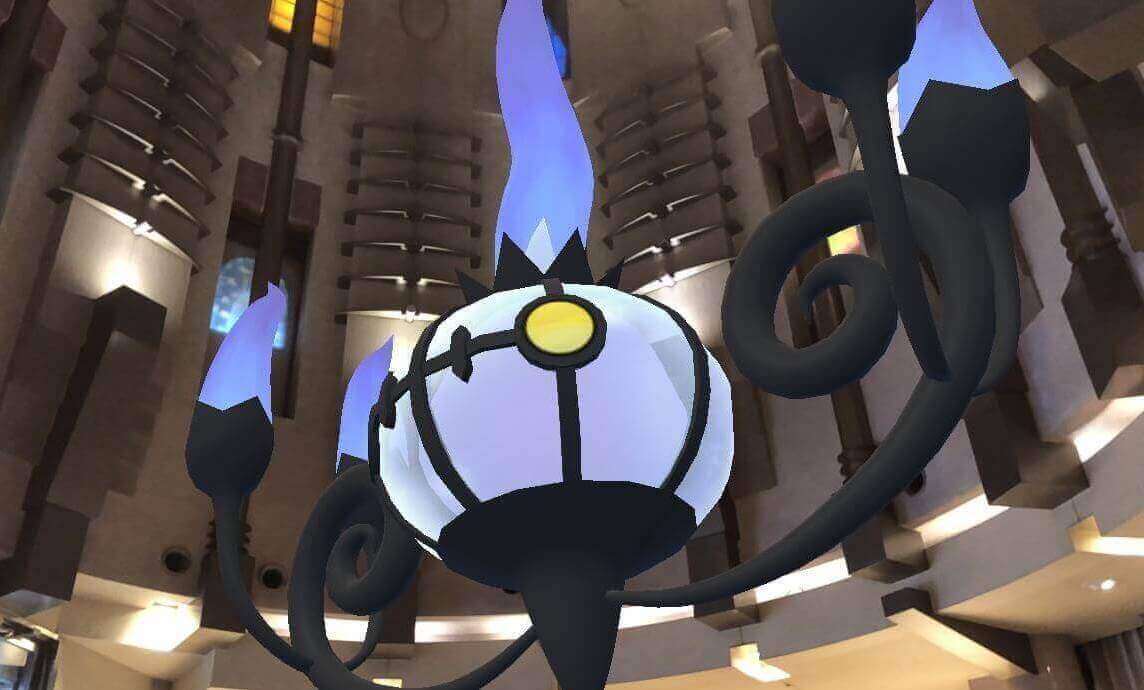 シャンデラのAR画像