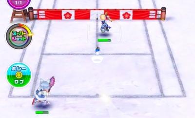 ダブルスの試合画面2