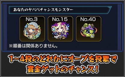ヤババチャンスモンスターに関する説明