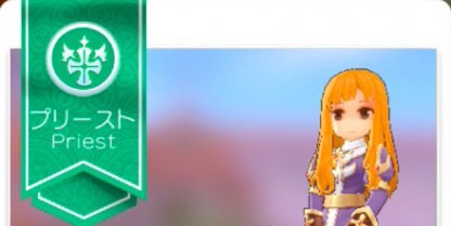 プリーストのバストアップ