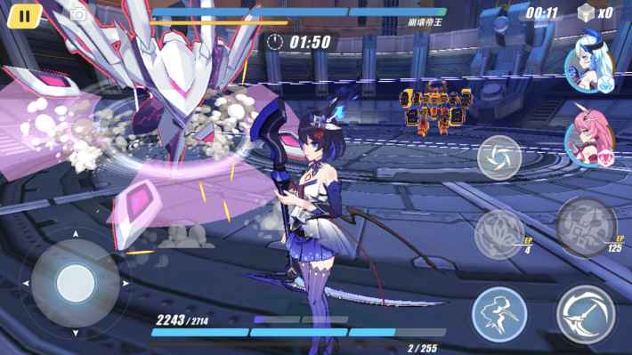 第三世界 EX-3戦闘画面