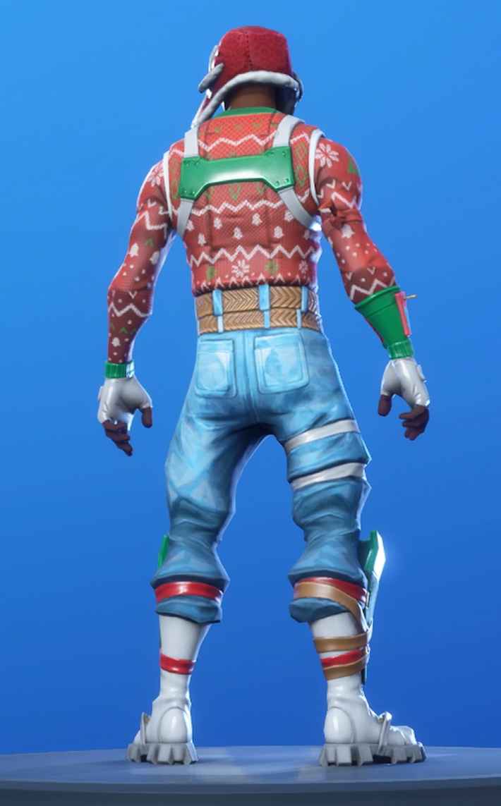 クリスマスレンジャー背面