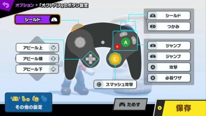 スマブラSP、ゲームキューブコントローラー