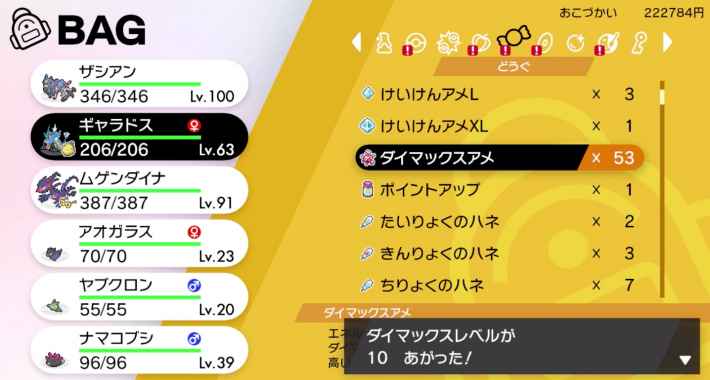 ダイマックスレベル
