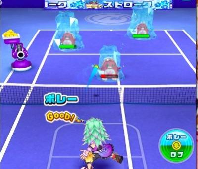 ボレーでのプレーも出来ます